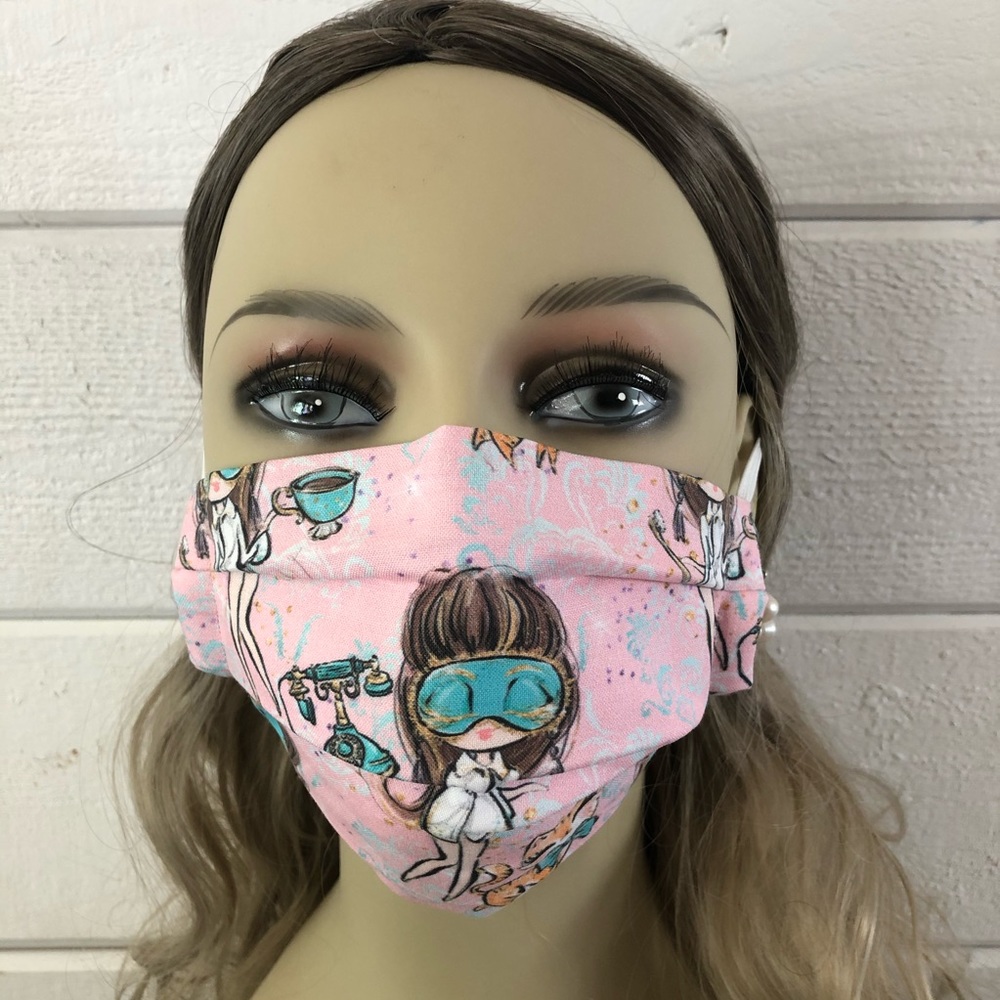 Homemade Darling Diva Cloth Face Mask